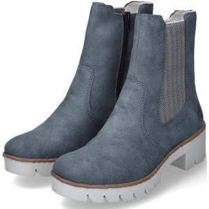 Enkellaarsjes - Zwart - Synthetisch - Blokhak 4.8 cm