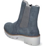 Enkellaarsjes - Zwart - Synthetisch - Blokhak 4.8 cm