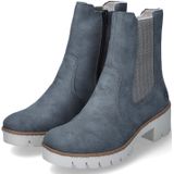 Enkellaarsjes - Zwart - Synthetisch - Blokhak 4.8 cm