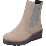 Rieker X9180 Chelsea-laarzen voor dames, beige, 40 EU