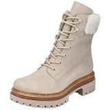 Rieker 75630 veterlaarzen voor dames, Beige