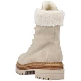 Rieker Dames 75630 Veterlaarzen, beige, 38 EU