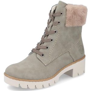 Rieker Veterboots grijs Nubuck - Maat 38