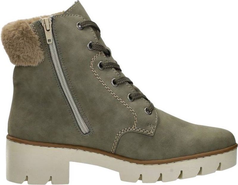 Rieker Veterschoenen Hoog Veterschoenen Hoog - groen