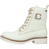 Rieker - 5 cm Snowboots - Wit - Waterafstotend - Ritssluiting en Vetersluiting