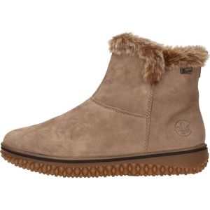 Rieker, Warm Suède Rits Dameslaars Beige, Dames, Maat:41 EU