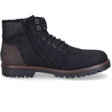 Winterlaarzen - Zwart/Donkerbruin - TEX-Membraan - Ritssluiting/Vetersluiting