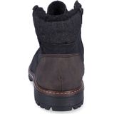 Winterlaarzen - Zwart/Donkerbruin - TEX-Membraan - Ritssluiting/Vetersluiting