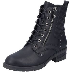 Rieker 91611 veterlaarzen voor dames, zwart, 36 EU