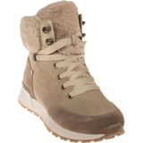 Rieker - Veterboot - Beige - Imitatieleer en Suède - Faux-Fur Rand