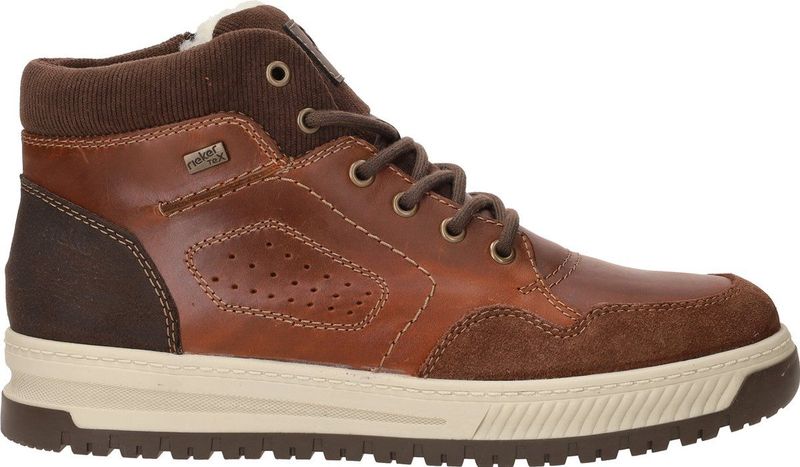 Rieker Veterschoenen Hoog Veterschoenen Hoog - cognac