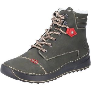 Rieker DAMES Enkellaarzen 51545, Vrouwen Veterlaarsjes,laarzen,chukka boot,korte laarzen,veterschoenen,Groen (grün / 54),40 EU / 6.5 UK