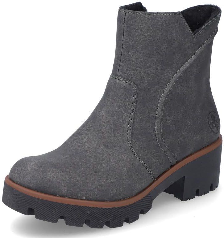Rieker Winterstiefelette mit Innen-Reißverschluss für leichten Einschlupf