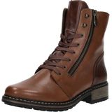 Rieker - Veterschoenen Hoog - Cognac - Leer