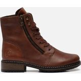 Rieker - Veterschoenen Hoog - Cognac - Leer