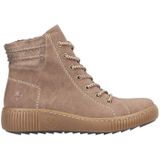 Rieker - Veterboot - Donker Taupe - Imitatieleer - Antislip Zool
