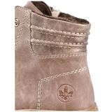Rieker - Veterboot - Donker Taupe - Imitatieleer - Antislip Zool