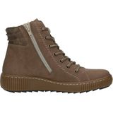 Rieker - Veterboot - Donker Taupe - Imitatieleer - Antislip Zool
