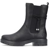 Enkellaarsjes - Z2880 - Imitatieleer - Gevoerd - Blokhak