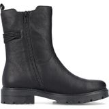 Enkellaarsjes - Z2880 - Imitatieleer - Gevoerd - Blokhak