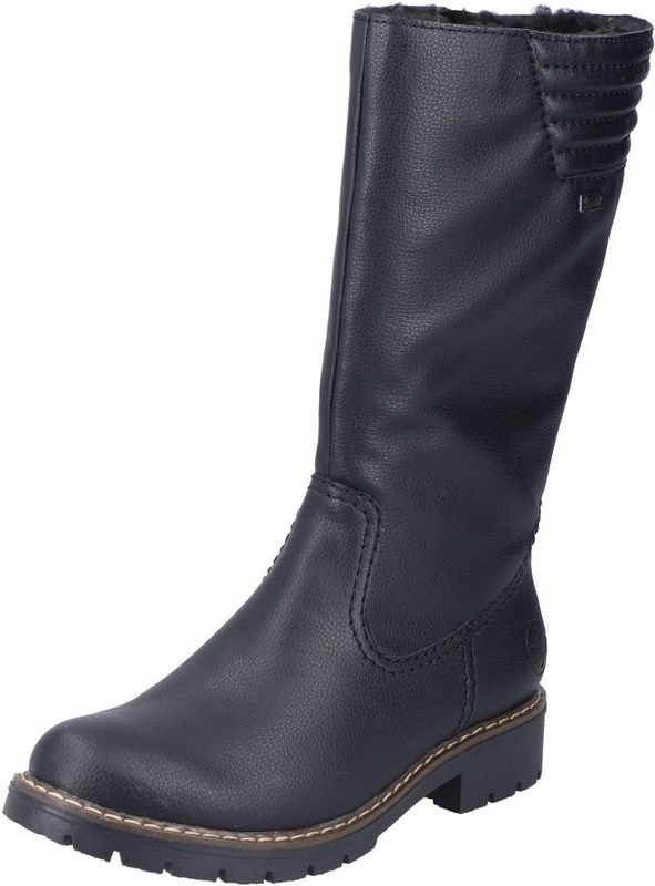 Rieker Y9191 Hoge laarzen voor dames, zwart.