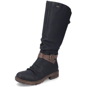 Rieker DAMES Laarzen Z4792, Vrouwen Winterlaarzen,waterafstotend,riekerTEX,veterlaarzen,gevoerde,waterdichte,tex,warme,Zwart (schwarz / 00),39 EU / 6 UK