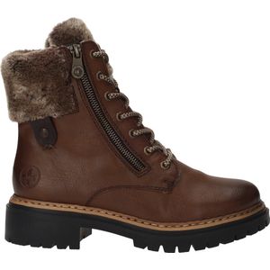 Rieker Veterschoenen Hoog Veterschoenen Hoog - cognac