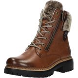 Rieker Veterboots cognac Synthetisch