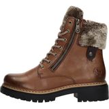 Rieker Veterboots cognac Synthetisch