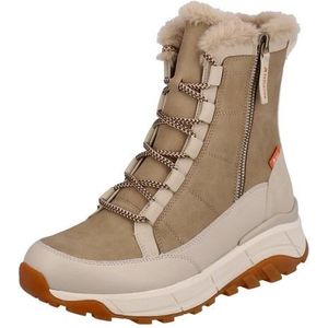 Rieker - R-Rieker - Winterlaarzen - Bruin/crème - Ankle Boot met TEX Membrane