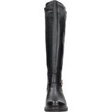 Remonte - Dames Laars - Zwart - Gladleer - Imitatiebont