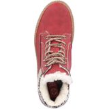 Veterlaarsjes - Effen - Imitatieleer - Gevoerd - Platte Hak