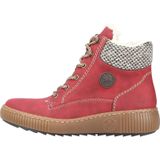 Veterlaarsjes - Effen - Imitatieleer - Gevoerd - Platte Hak