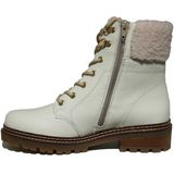 Veterlaarsjes - Effen - Leer - Ritssluiting - Blokhak