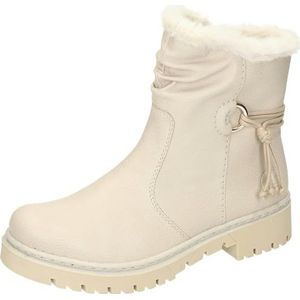 Rieker Dames Y2470 korte laarzen, beige, 37 EU