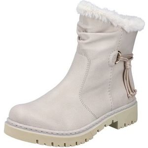 Rieker Dames Y2470 korte laarzen, beige, 38 EU