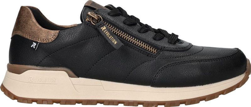 Rieker Sneakers zwart Synthetisch - Dames - Maat 37