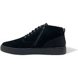 Rieker - Enkellaarsjes - Zwart - Suède - Vetersluiting