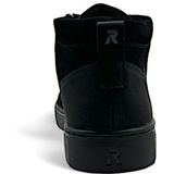 Rieker - Enkellaarsjes - Zwart - Suède - Vetersluiting