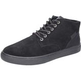 Rieker - Enkellaarsjes - Zwart - Suède - Vetersluiting