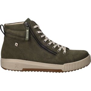 Rieker dames veterboot - Kaki - Maat 39