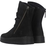 Rieker Enkellaarsjes zwart Nubuck - Dames
