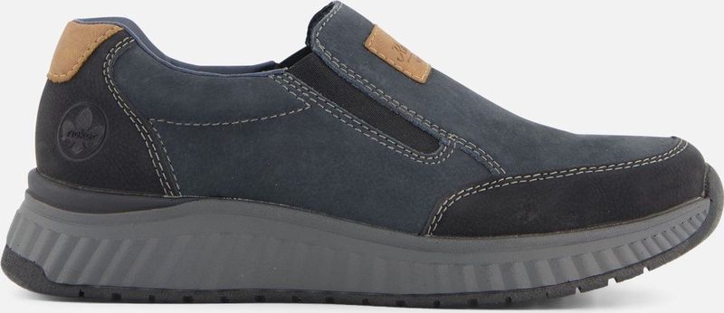 Rieker Instappers blauw Synthetisch