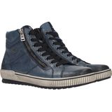 Veterboots - Donkerblauw - Platform - Vetersluiting - Crash Look