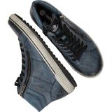 Veterboots - Donkerblauw - Platform - Vetersluiting - Crash Look