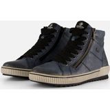 Veterboots - Donkerblauw - Platform - Vetersluiting - Crash Look