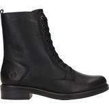 Remonte - D8388-01 - Enkellaarsjes - Zwart - Leer