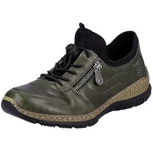 Rieker dames n32g2 sneakers, groen, 38 EU