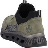 Instappers - Groen/Zwart - Textiel - Sleehak