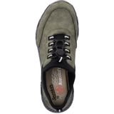 Instappers - Groen/Zwart - Textiel - Sleehak